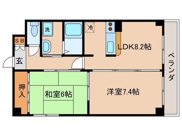 シルフィ－ド山科の物件間取画像